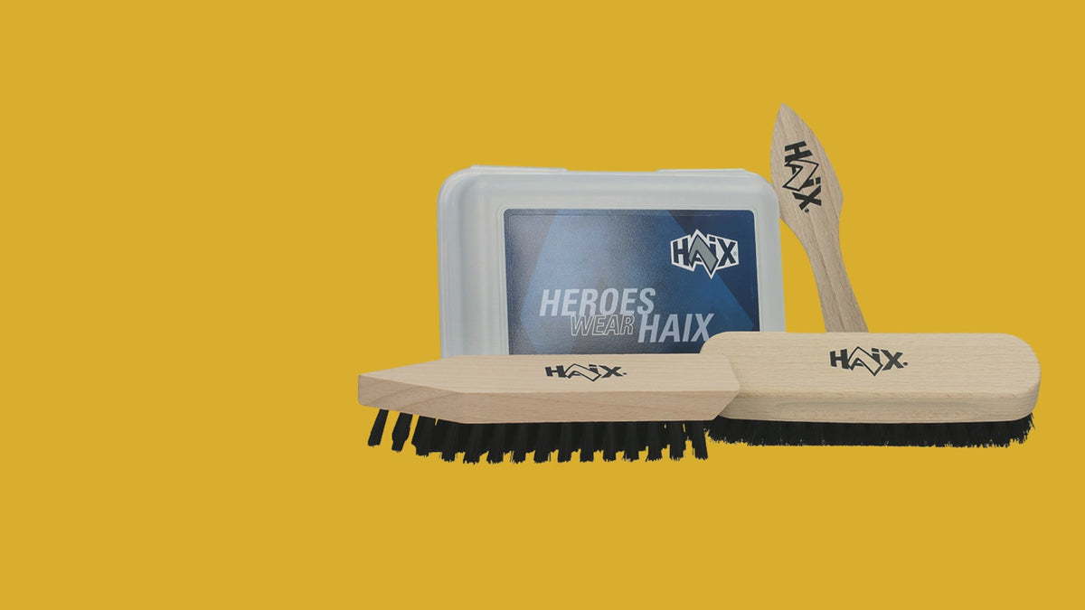 HAIX Shoe Care 3 Piece Brush Set