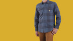 Carhartt 106356 Flannel Work Shirt