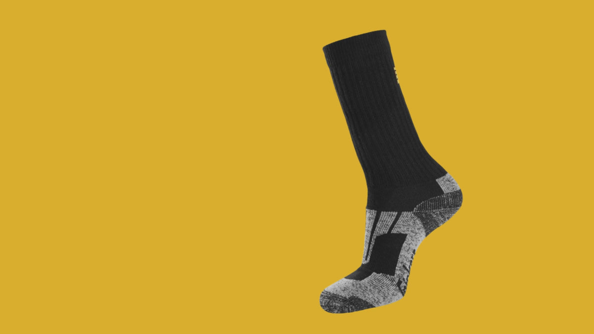 Snickers 9226 Work Socks, HeiQ Smart Temp, 2-Pack