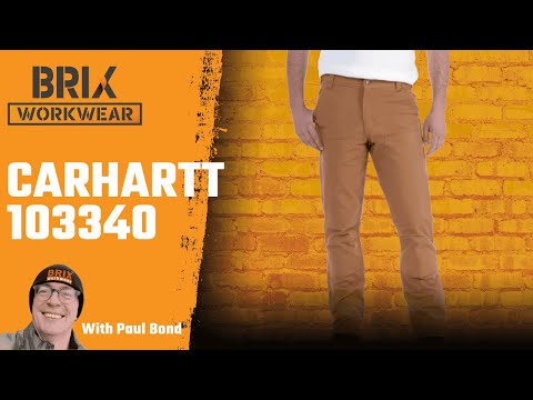 Carhartt 103340 Rugged Flex Straight Fit Duck Double-Front Utility Work Pant