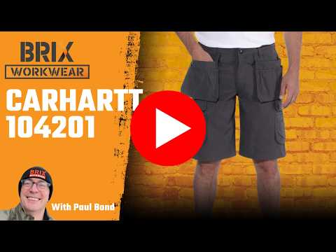 Carhartt 104201 RUGGED FLEX RELAXED FIT RIPSTOP CARGO MULTI PKT WORK SHORT