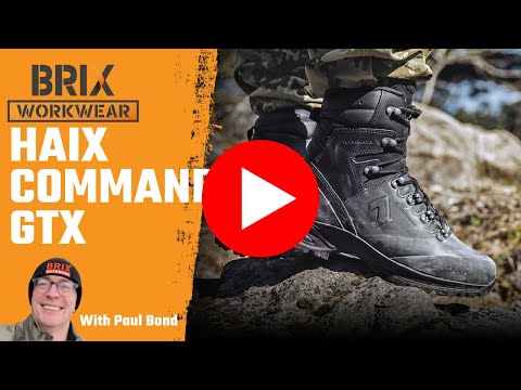 HAIX Commander 214012 Men's Waterproof Police Boot, Gore-Tex Waterproof