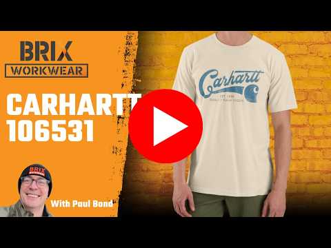 Carhartt 106531 Relaxed Fit Lightweight Short-Sleeve Script Graphic T-Shirt