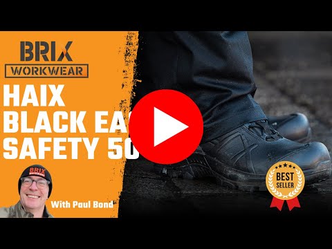 Haix Black Eagle Safety 50 Mid Gore-Tex ESD Waterproof Lightweight Work Boot
