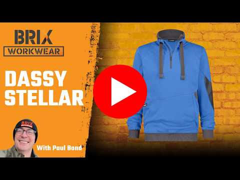 Dassy Stellar 300394 D-FX Style TwoTone Cordura Zipped Closure Sweatshirt