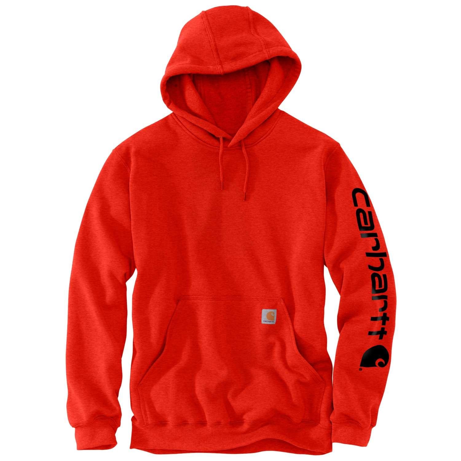 Carhartt K288 Midweight Sleeve Logo Hooded Sweatshirt