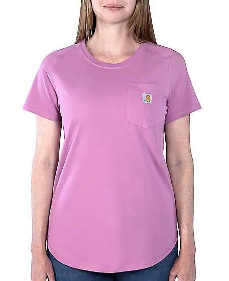 Carhartt 105415 Womens MIDWEIGHT S/S POCKET T-SHIRT