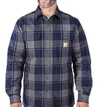 Carhartt 105939 Relaxed Fit Heavyweight Flannel Sherpa-Lined Shirt Jac