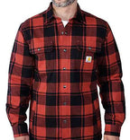 Carhartt 105939 Relaxed Fit Heavyweight Flannel Sherpa-Lined Shirt Jac