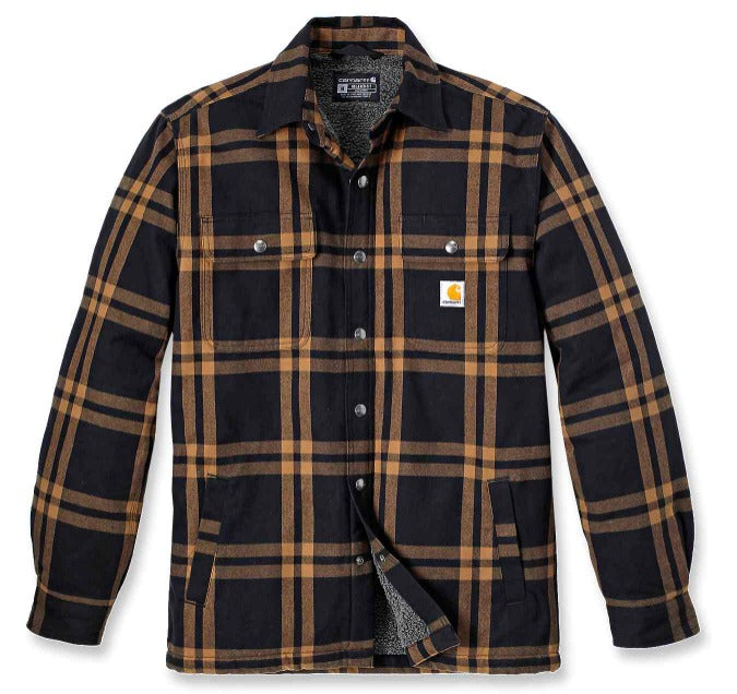 Carhartt 106354 Relaxed Fit Roane Flannel Sherpa-Lined Shirt Jac Main image
