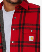 Carhartt 106354 Relaxed Fit Roane Flannel Sherpa-Lined Shirt Jac