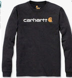 Carhartt 104107 Relaxed Fit Heavyweight Long-Sleeve Logo Graphic T-Shirt