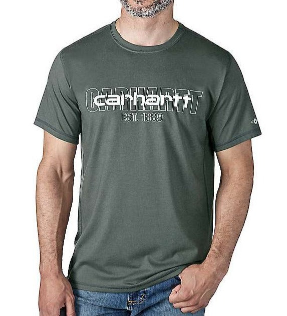 Carhartt 106653 Force Relaxed Fit Midweight Short-Sleeve Logo Graphic T-Shirt