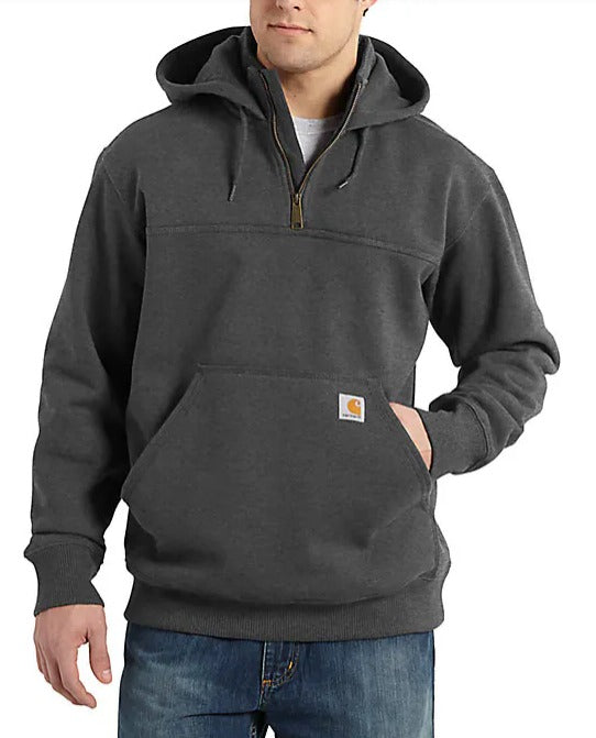 Carhartt 100617 Rain Defender Loose Fit Heavyweight Quarter-Zip Hooded Sweatshirt