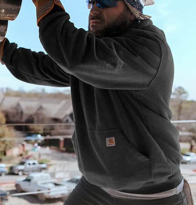 Carhartt 100617 Rain Defender Loose Fit Heavyweight Quarter-Zip Hooded Sweatshirt