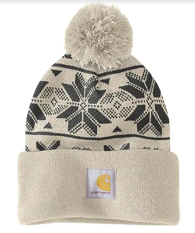 Carhartt 106647 Knit Beanie, Pom-Pom Secondary image