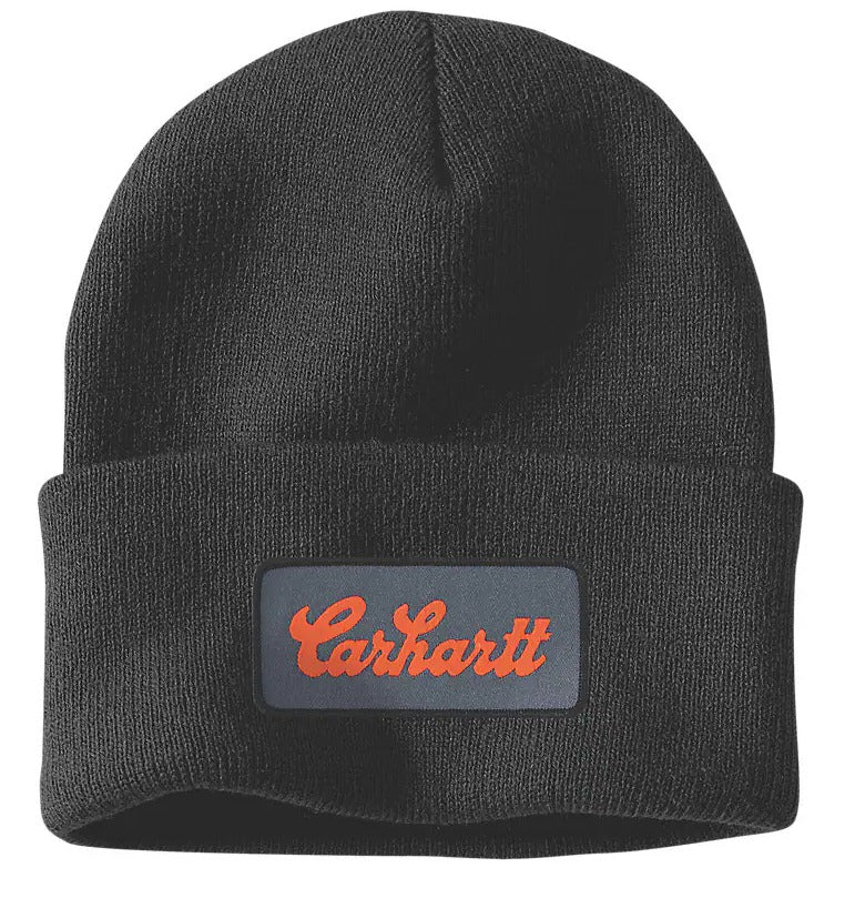 Carhartt 107007 Knit Beanie, Cuffed, Script Patch Secondary image